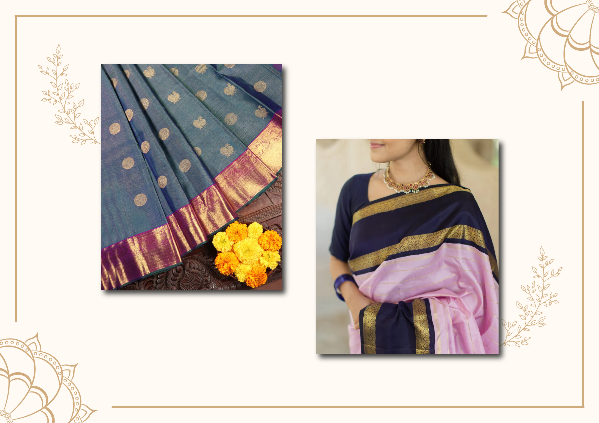 Kanchipuram Pure Handloom Bridal Silk Saree 065 – Kanchipuram Lakshaya Silks  - Manufacturer