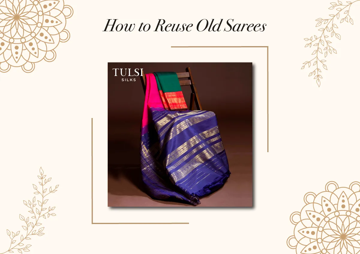 Convert Old Saree in to Designer Anarakali Dress Full Tutorial / Reuse old  Saree into Long Gown - YouTube