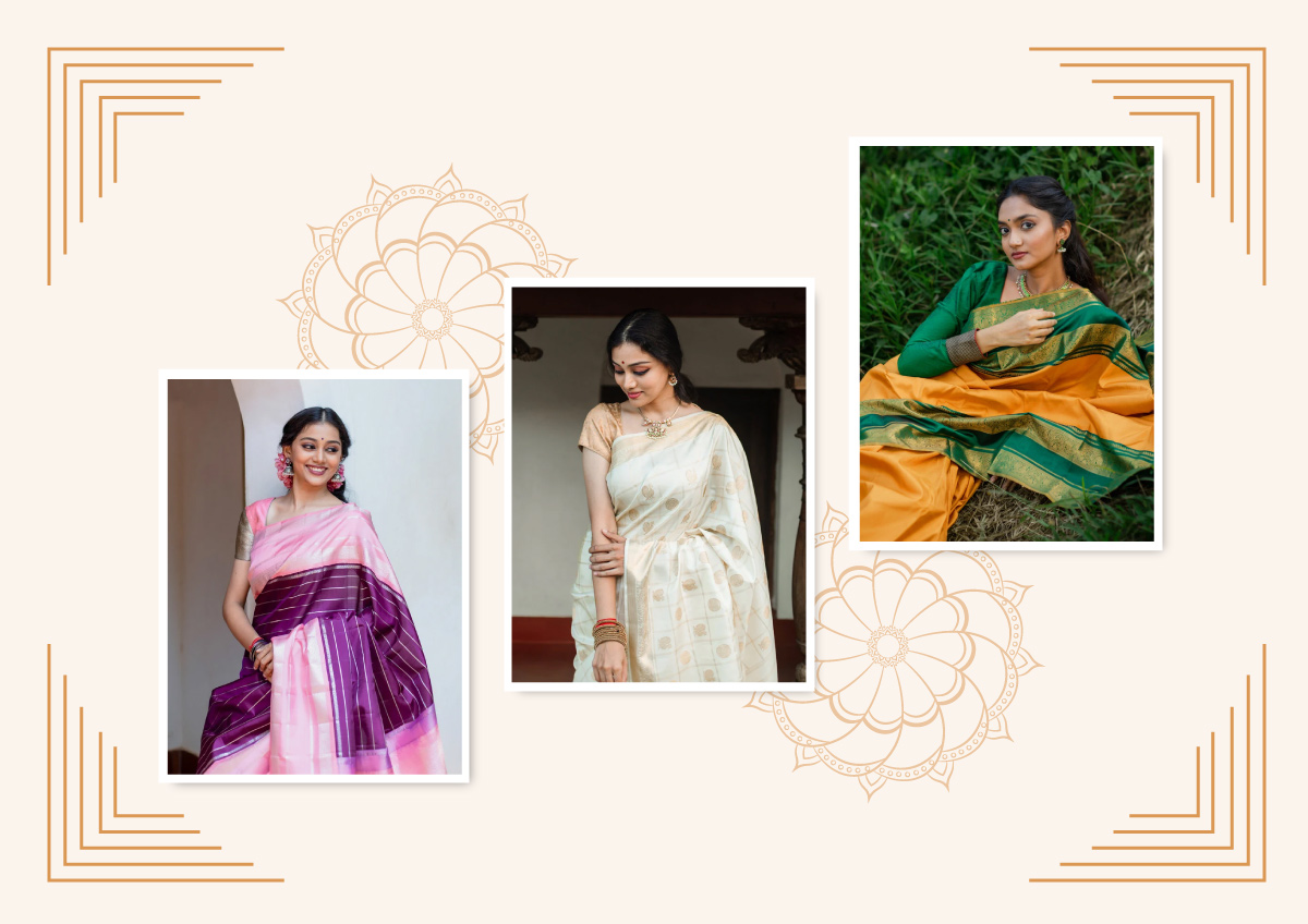 Best Engagement Saree Look