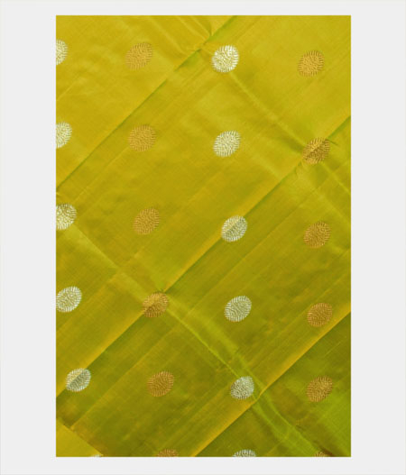 Parrot Green Kanjivaram Silk Dupatta T79799-image