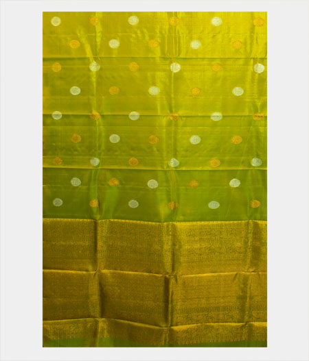 Parrot Green Kanjivaram Silk Dupatta T797993