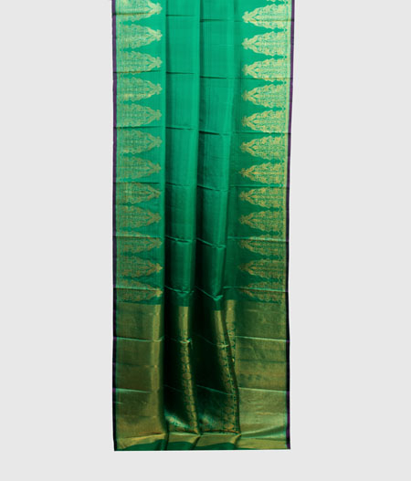Green Kanjivaram Silk Dupatta NA15932