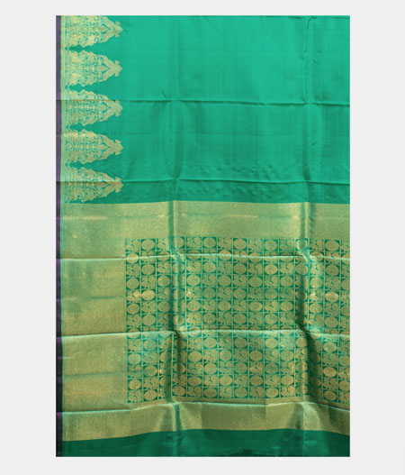 Green Kanjivaram Silk Dupatta NA15933