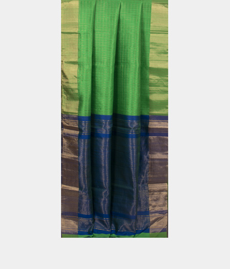 Green Woven Raw Silk Saree T790842