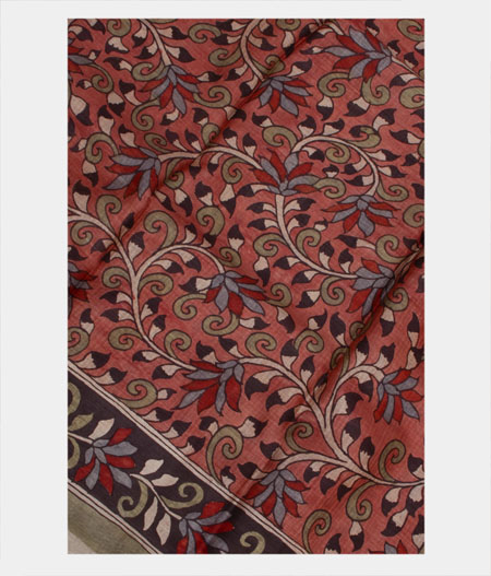 Multi Colour Tussar Kota Saree T136896-image