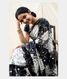 Black Printed Silk Saree T150791 (B)1
