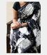 Black Printed Silk Saree T150791 (B)2