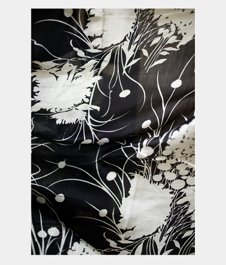 Black Printed Silk Saree T150791 (B)3
