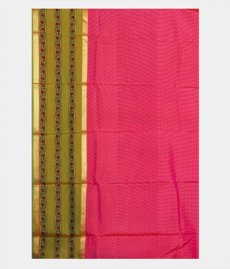 Pink Printed Silk Saree  T1626233