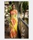 Yellow Tussar Printed Saree T1676421
