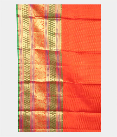 Black Kanjivaram Silk Pavadai T1836713