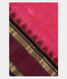Orangish Pink Gadwal Silk Saree T1878581