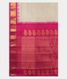 Beige Gadwal Silk Saree T1878904
