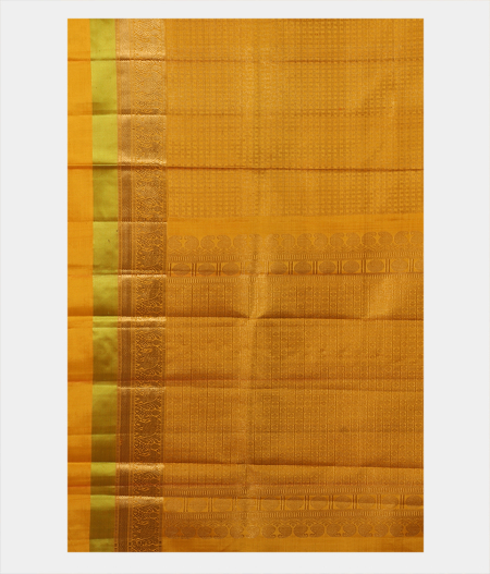 Yellow Kanjivaram Silk Dupatta LI48623