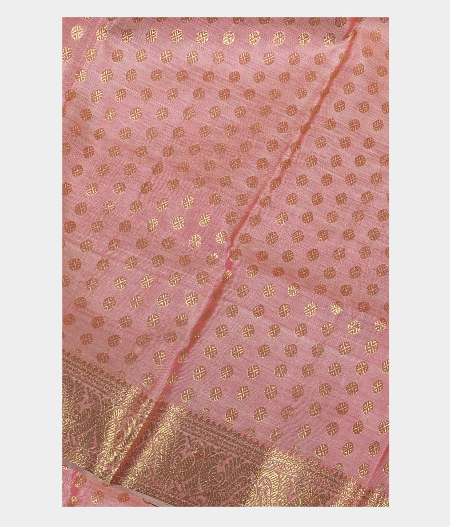 Pink Kanjivaram Silk Dupatta T167291-image