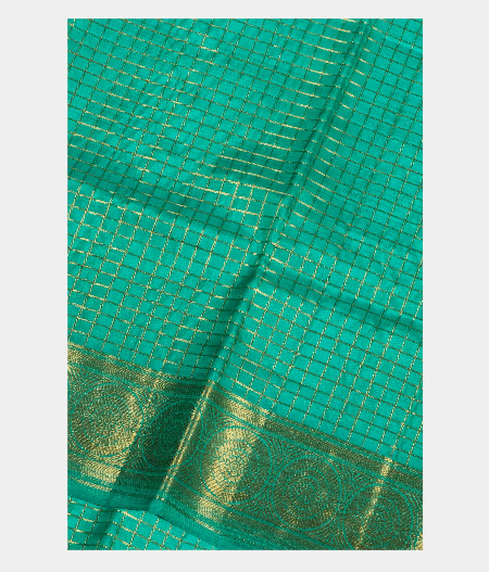 Green Kanjivaram Silk Dupatta T155015-image