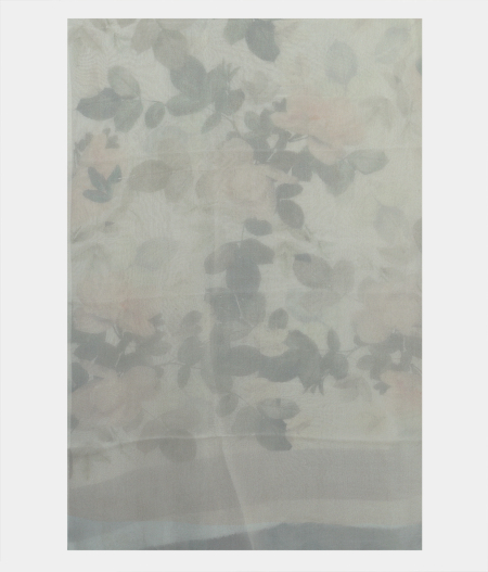 White Georgette Printed Silk Saree T1893393