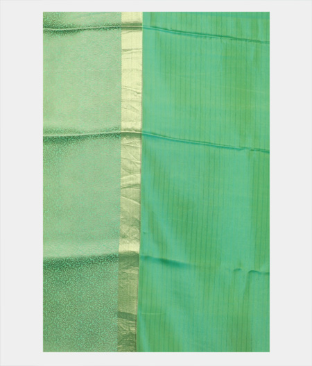 Green Printed Soft Silk Saree T1806813