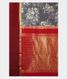 Grey Printed Soft Silk Saree T1875694