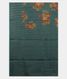 Bluish Green Tussar Printed Saree T1871954