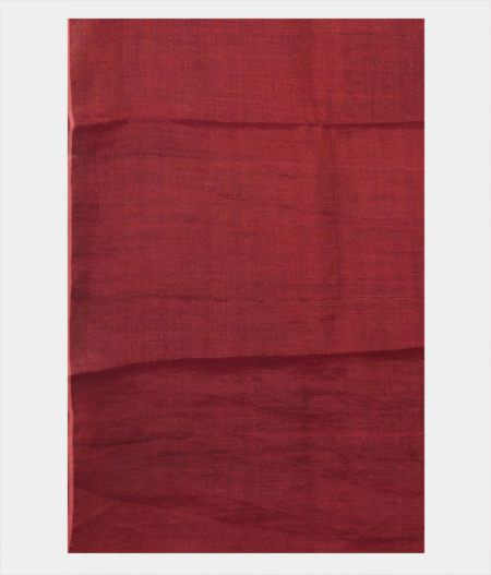 Red Tussar Printed Saree T1871893