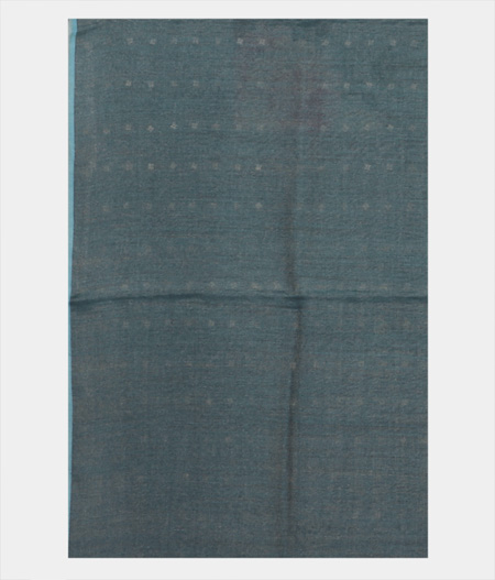 Grey Tussar Printed Saree T1871943