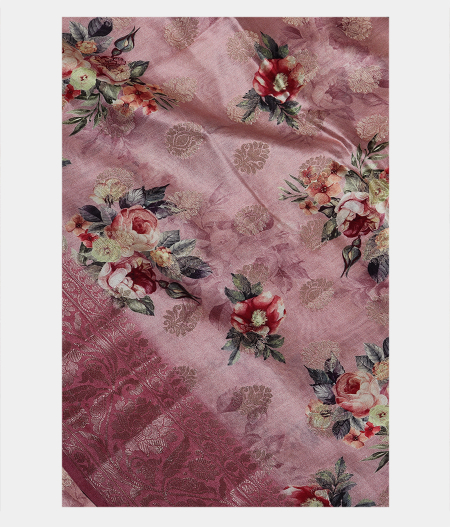 Pink Chaniya Silk Saree T184992-image