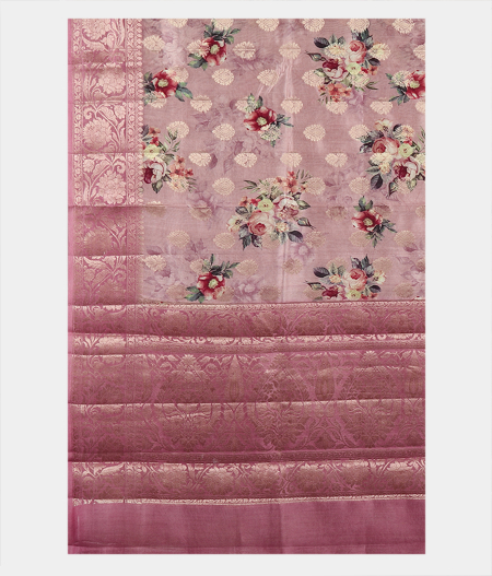 Pink Chaniya Silk Saree T1849924