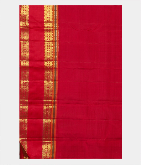 Peacock Blue Handwoven Kanjivaram Silk Saree T1718123