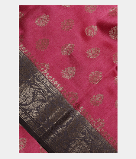 Pink Chaniya Silk Saree T187103-image