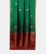 Green and Blue Silk Cotton Saree T1901052