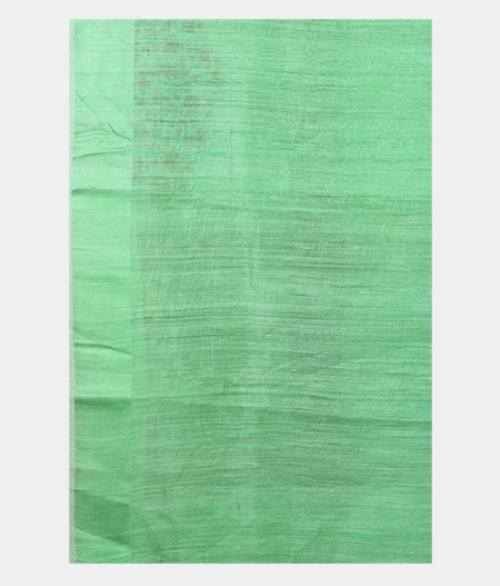 Green Tussar Printed Saree T1719553