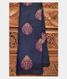 Blue Handwoven Kanjivaram Silk Saree T1488731