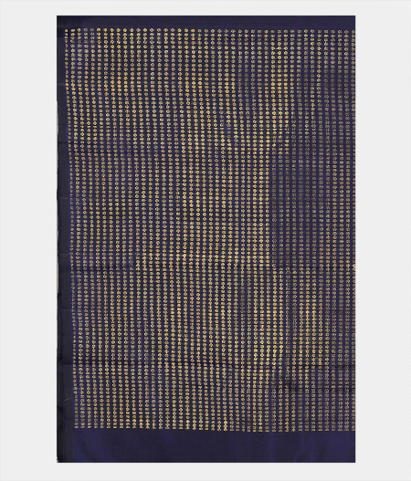 Blue Handwoven Kanjivaram Silk Saree T1488733