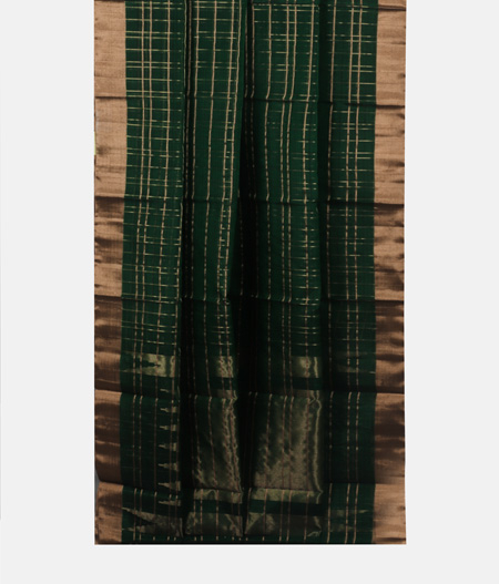Bottle Green Silk Saree T1885972