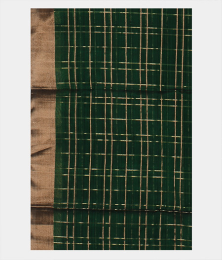 Bottle Green Silk Saree T1885973