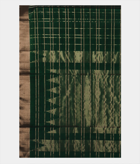Bottle Green Silk Saree T1885974