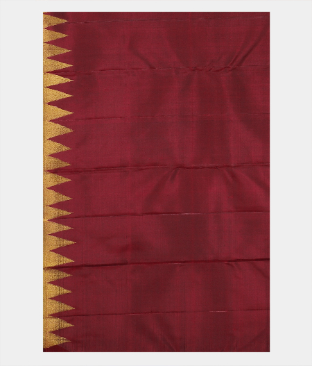 Blue Handwoven Kanjivaram Silk Saree T1862843