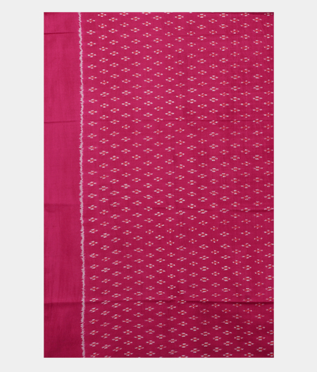 Light Peach Ikat Silk Saree T1874053