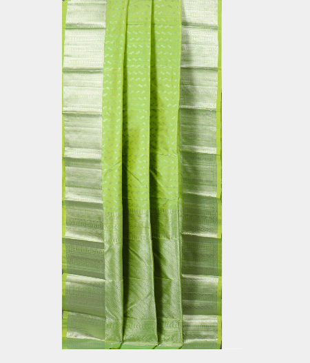 Green Handwoven Kanjivaram Silk Saree T1813492