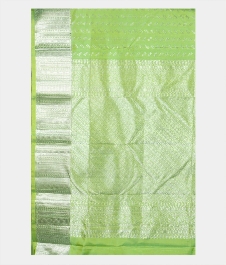 Green Handwoven Kanjivaram Silk Saree T1813494