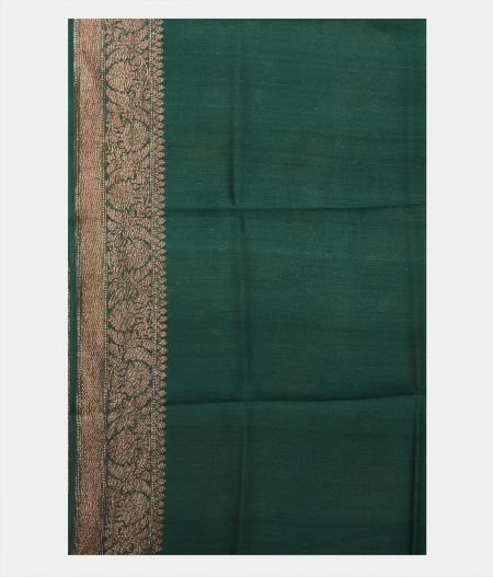 Green Tussar Printed Saree T1878103