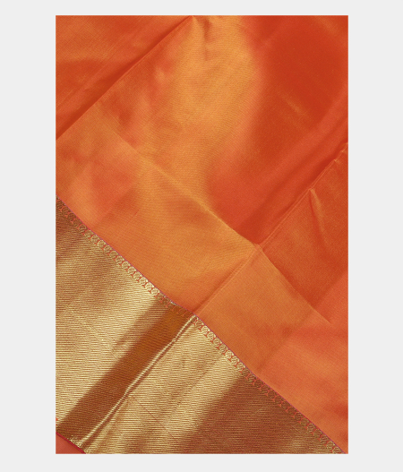 Orange Soft Silk Saree T177420-image