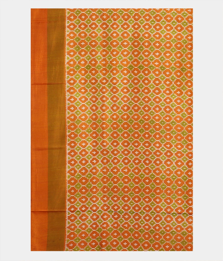 Light Green Ikat Silk Saree T1812413