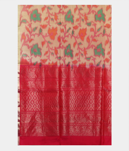 Beige Soft Silk Saree T1885624