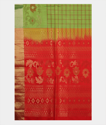 Green Soft Silk Saree T162644-74