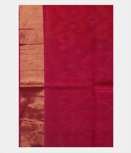 Mustard Yellow Pochampalli Silk Cotton Saree T1886943