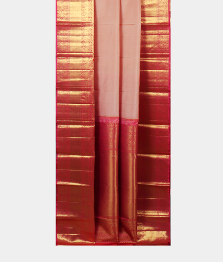 Cream Handwoven Kanjivaram Silk Saree T1237162