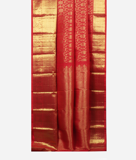 Red Handwoven Kanjivaram Silk Saree T1369982