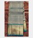 Teal Blue Handwoven Kanjivaram Silk Saree T1877491